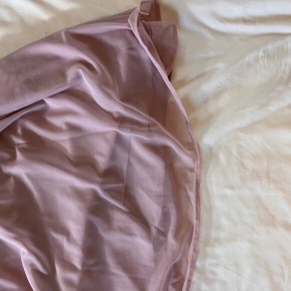 Azazie Pink Melanie Empire Formal Bridesmaid Maxi Floor Length Dress Wmns 12 - Picture 12 of 16